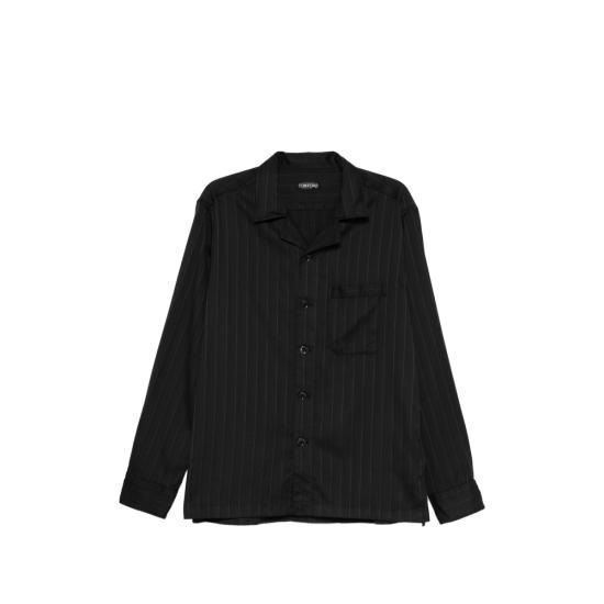TOMFORD Men Shirts FMC292 HXH011 NAA BLACK GREY