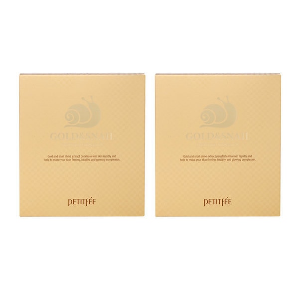 ゴールドスネイルハイドロゲルマスクパック2パック(10枚)