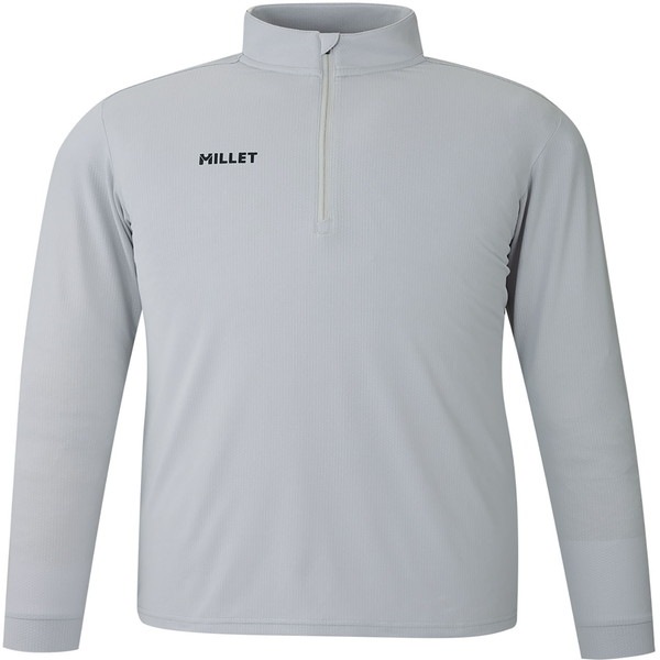 MILLET ミレー インセクト バリヤー ハーフジップ ロングスリーブ アウトドア ロングTシャツメンズ MIV03185-N7372