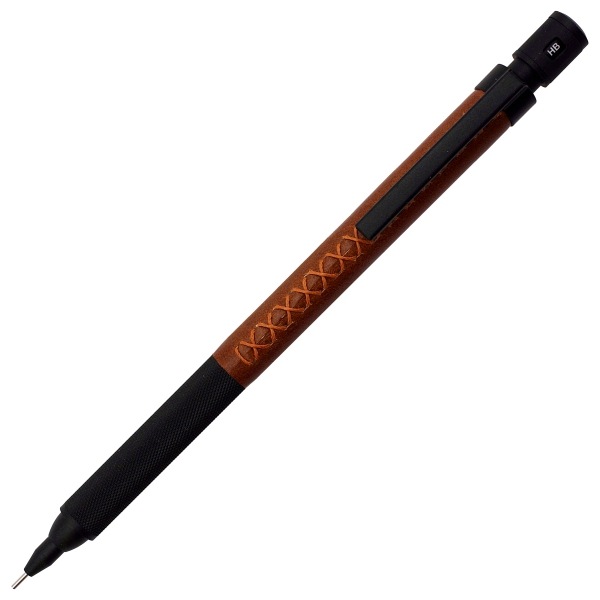 TechDraw2 シャープペン 0.5mm レザーモデル ブッテーロ【キャメル】 LDL-MP2BCA-05