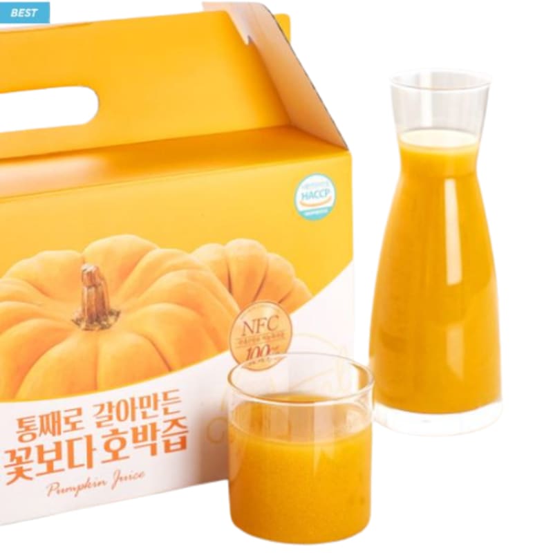 水を入れずに丸ごとすりおろして作ったカボチャ汁30パック/100%韓国産ダイエット/むくみ取り浮腫