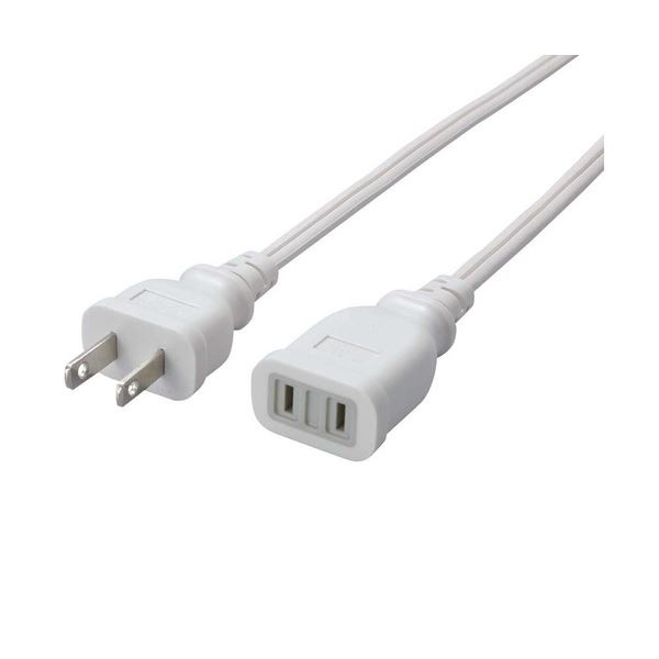 (まとめ) エレコム 電源延長ケーブル 2P・1個口3.0m T-E2230 1個 (×10セット)