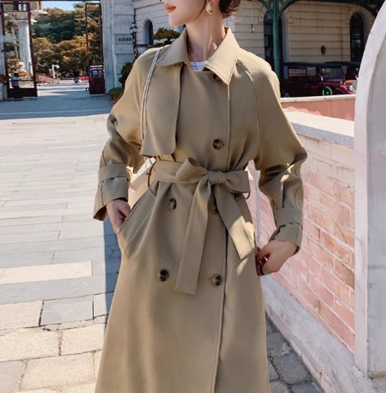 レディース コート アウター トレンチ テーラードジャケット ミモレ 長袖 ストレート フェミニン ウエストマーク ウエストリボン 薄手 きれいめ シンプル カジュアル 上品 おしゃれ かっこいい