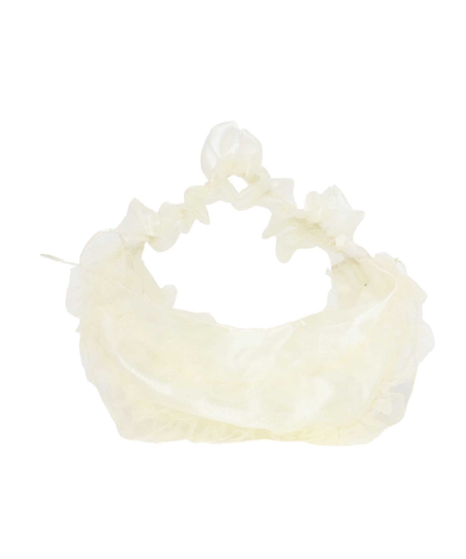 [ケービーエフ] 鞄 ショルダーバッグ フリルチュールBAG レディース KB44-2AA002 IVORY one
