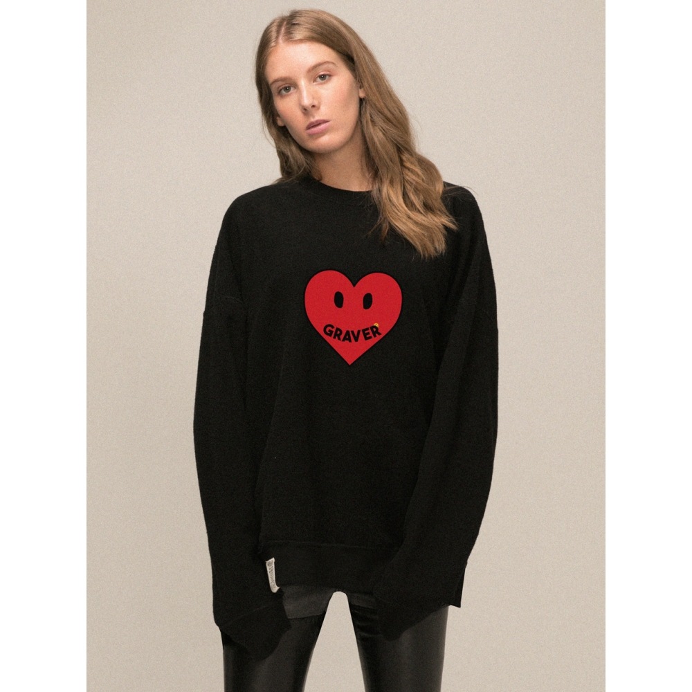 GRAVER ビッグハートスマイルマンツーマン4color