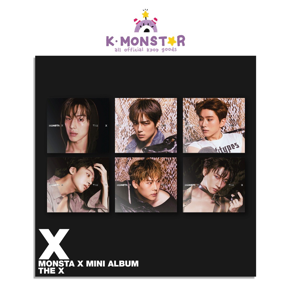 MONSTA X - THE X / 13TH MINI ALBUM (DIGIPACK VER.) 6種 SET