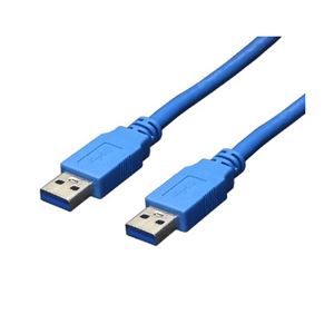 (まとめ)変換名人 USB3.0ケーブル A-A 3.0m USB3-AA30(×5セット)