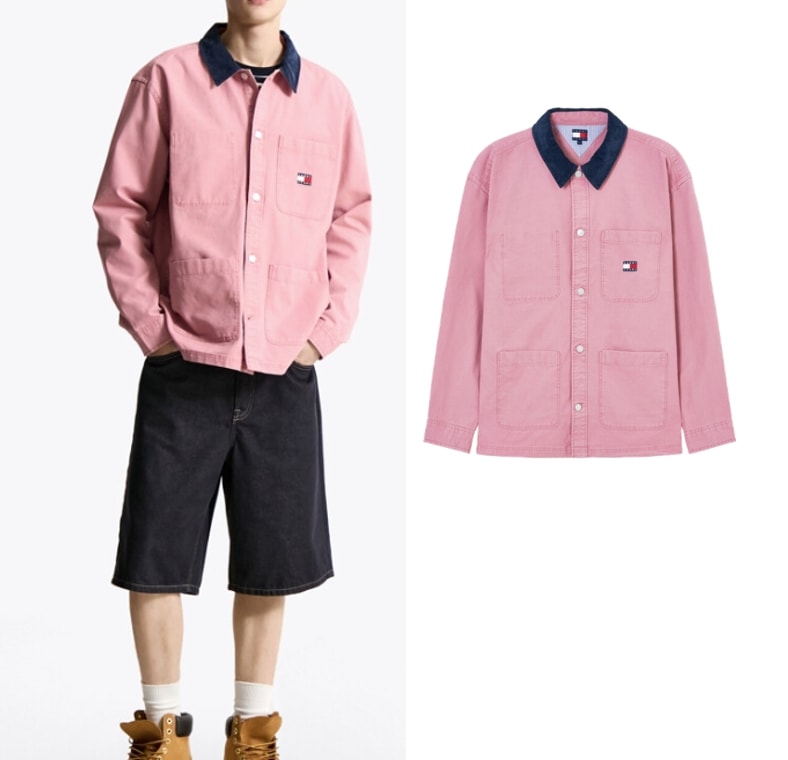 Corduroy Collar Overshirt (T32F6WSH12TMT1)