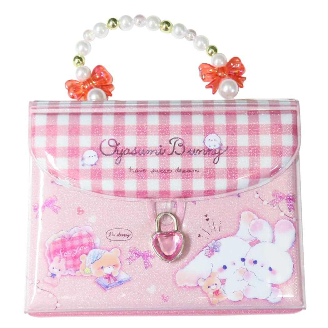 Qoo10] シール帳 カギつきバッグマイシールバイン : おもちゃ・知育