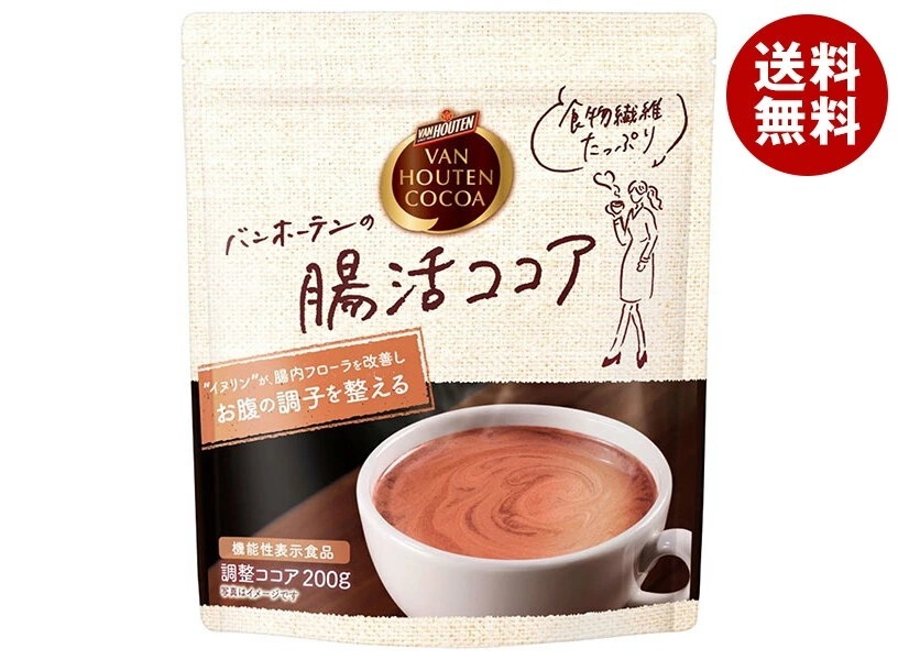 片岡物産 バンホーテンの腸活ココア 200g＊12個入