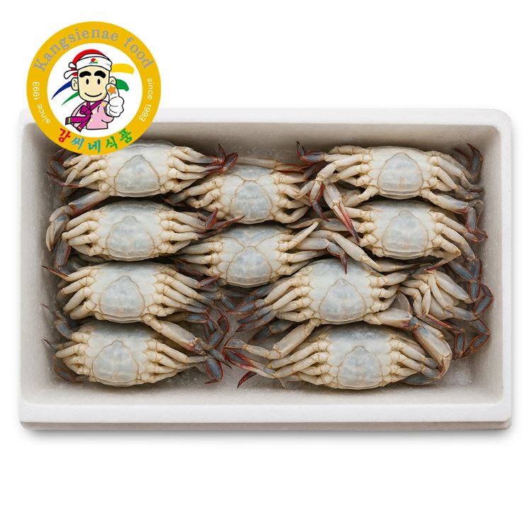 韓国産 メスワタリガニ 約600g（2杯）100％卵入り カンジャンケジャン用 冷凍 送料無料【カンシネ食品】