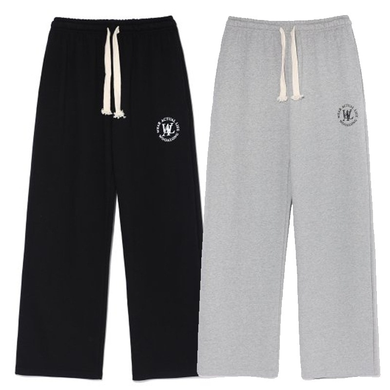 SEVENTEEN着用 Flor logo long wide pants