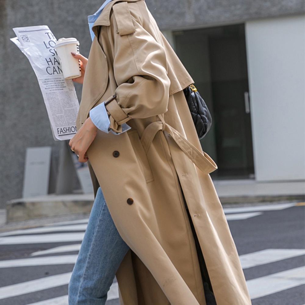 (ナク21) (55~99) クラシックロングトレンチコート NK23-J-16