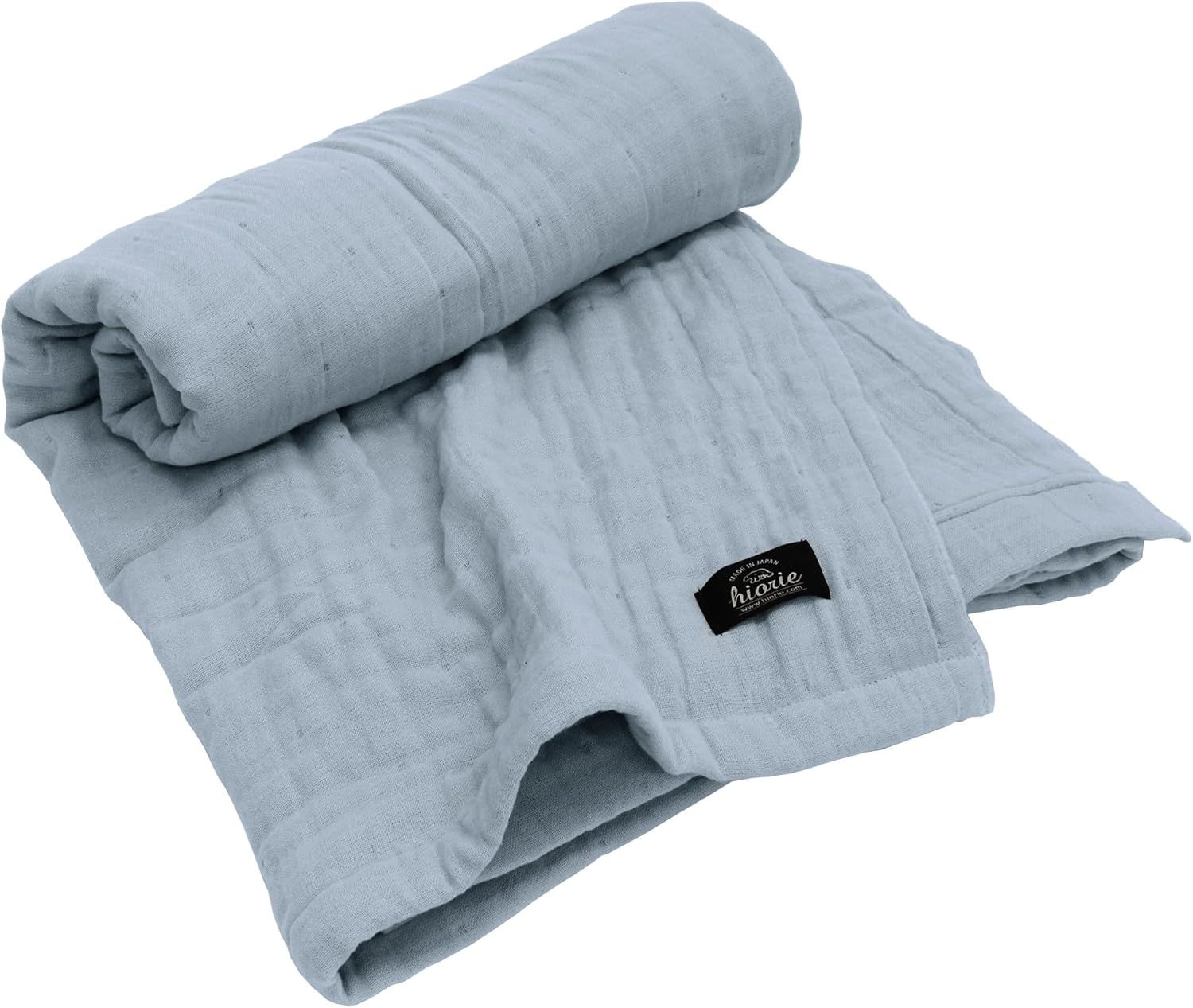 ガーゼケット タオルケット シングル 8重ガーゼ 贅沢やわらか ガーゼ生地 綿100% 吸湿通気 洗える オールシーズン 夏用 ケット お昼寝 冷房対策 肌掛け シングルサイズ(147×200cm)