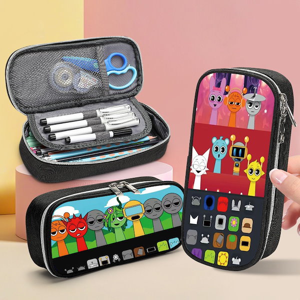 Qoo10] スプランキー Sprunki ペンケース