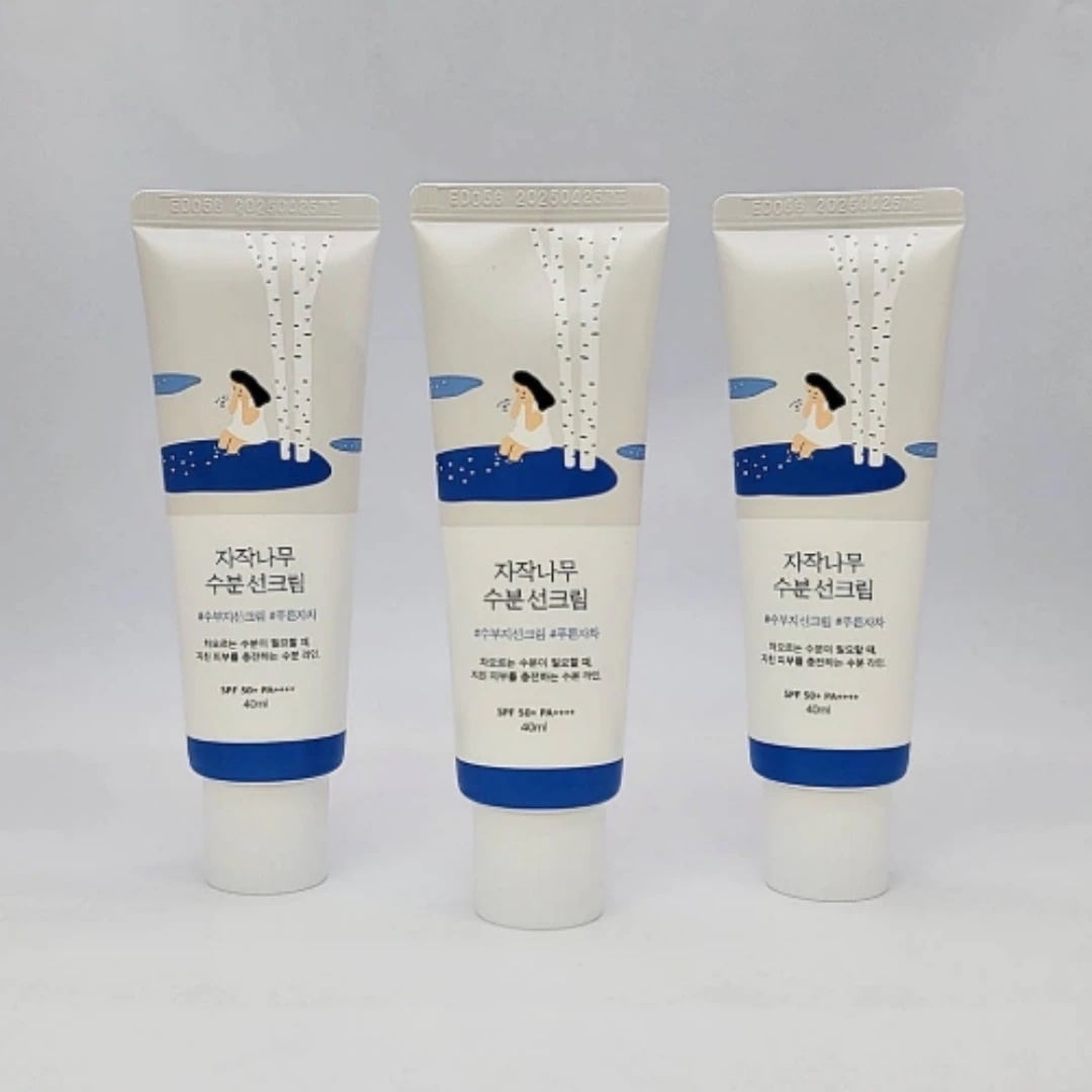 ラウンドラップ白樺水分サンクリーム40ml+40ml+40mlトリプル企画1+1+1