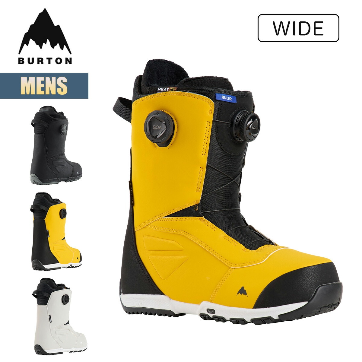 スノーボードブーツ メンズ 24-25 ルーラー ボア ワイド W25JP-214261 Mens Ruler BOA Snowboard Boot - Wide アジアンフィット