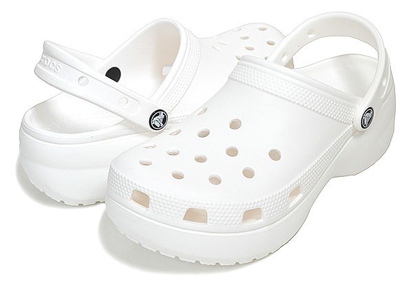 クラシック プラットフォーム クロッグ ウィメンズ 206750-100 ホワイト 6,999円