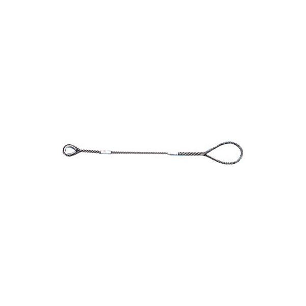 Wスリング Bタイプ 片端シンブル入 9mmx2m GRB-9S2 1本
