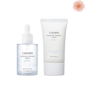 【保湿セット】 バンブーヒアルロン酸水分セラム30ml+水分クリーム 70ml/美容液/水分ケア/うるおい持続/保湿成分配合/肌バランス/乾燥肌/敏感肌/インナードライ/デイリーケア/スキンケアセット