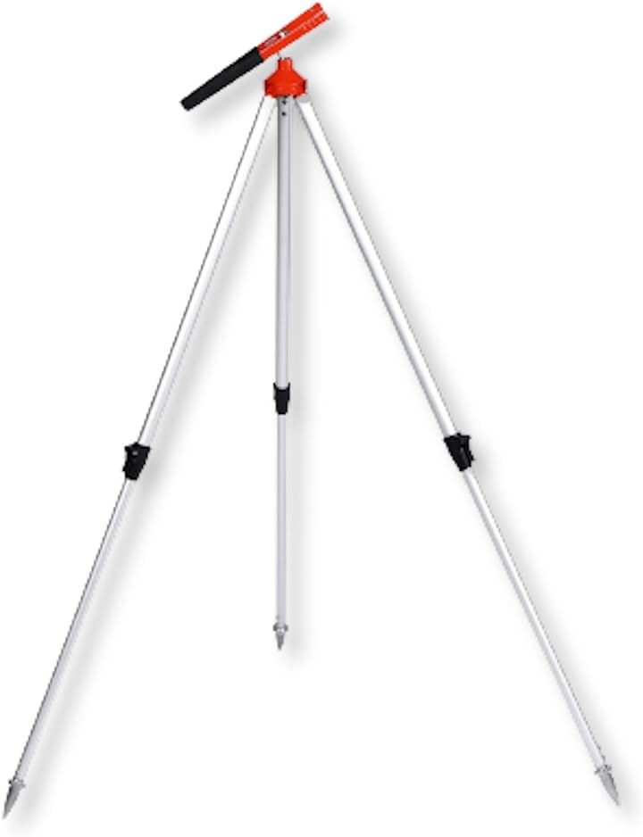 測量 プリズムスタンド ポール 三脚 測量機器 建築 建設 現場 計測 土木 ピンホール 工具( 75-120cm)