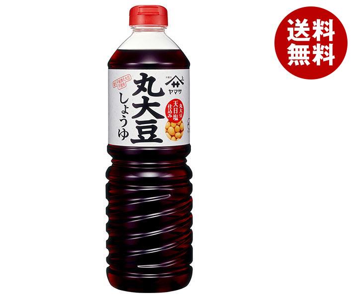 ヤマサ醤油 丸大豆しょうゆ 1LPET＊6本入＊(2ケース)