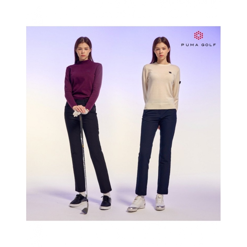 プーマゴルフ 24FW 起毛パンツ 2点セットレディース