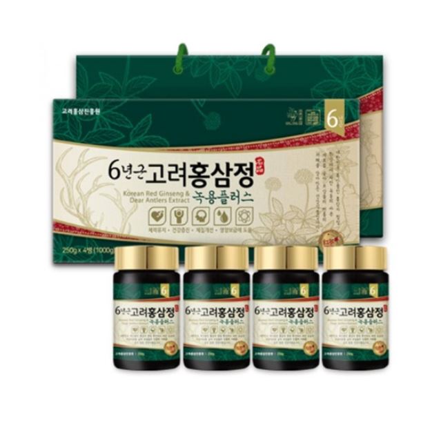 高麗紅参振興院6年近紅紅参ジョン緑龍プラス/韓国配送/紅参collection