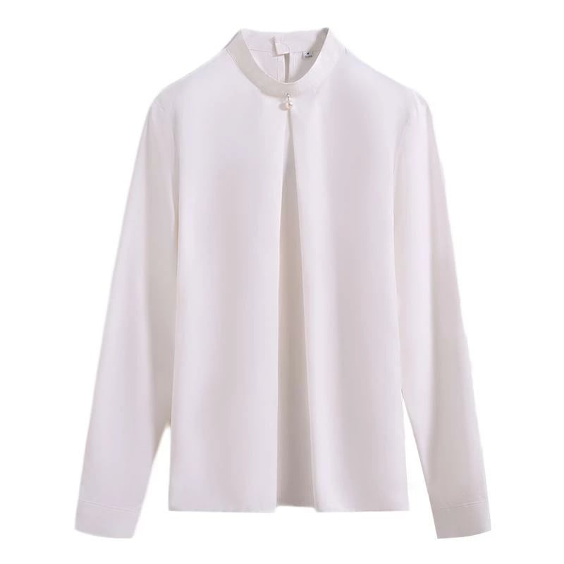 レディース シャツ ブラウス パンツ カジュアル シンプル オフィス ビジネス ブリティッシュ 女性 ファッション スタイリッシュ 春