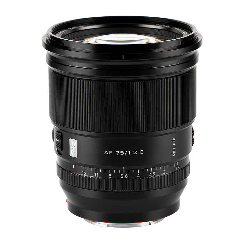 VILTROX　カメラレンズ Viltrox AF 75mm F1.2 PRO ソニーEマウント ブラック ［ ソニーE / 単焦点レンズ ］　AF751.2PROE
