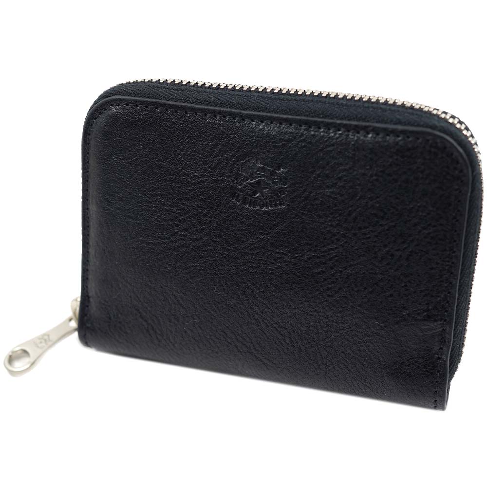 イルビゾンテ ミニ財布 コインケース ラウンドファスナー ブラック SZW053-PO0001-BK131N SZW053 PO0001 BK131N