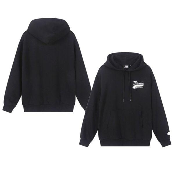 LAL ワンポイント レタリング フード付きTシャツ（ブラック）N254TH031P_s