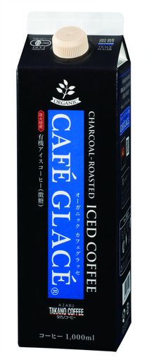 タカノコーヒー (ケース販売)炭火焙煎 有機アイスコーヒー オーガニックカフェグラッセ 微糖×6本