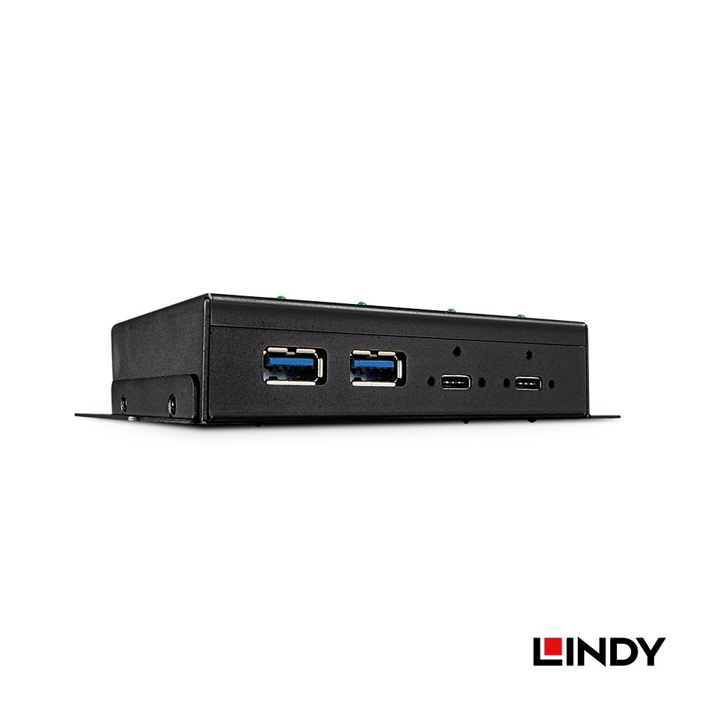 【43094】 LINDY USB3.1 Gen2 TypeCメタルハブ 4ポート