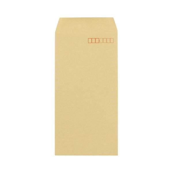 キングコーポレーションクラフト封筒（アドヘヤ付） 長3 70g／m2 枠あり 060102 1パック（1000枚）