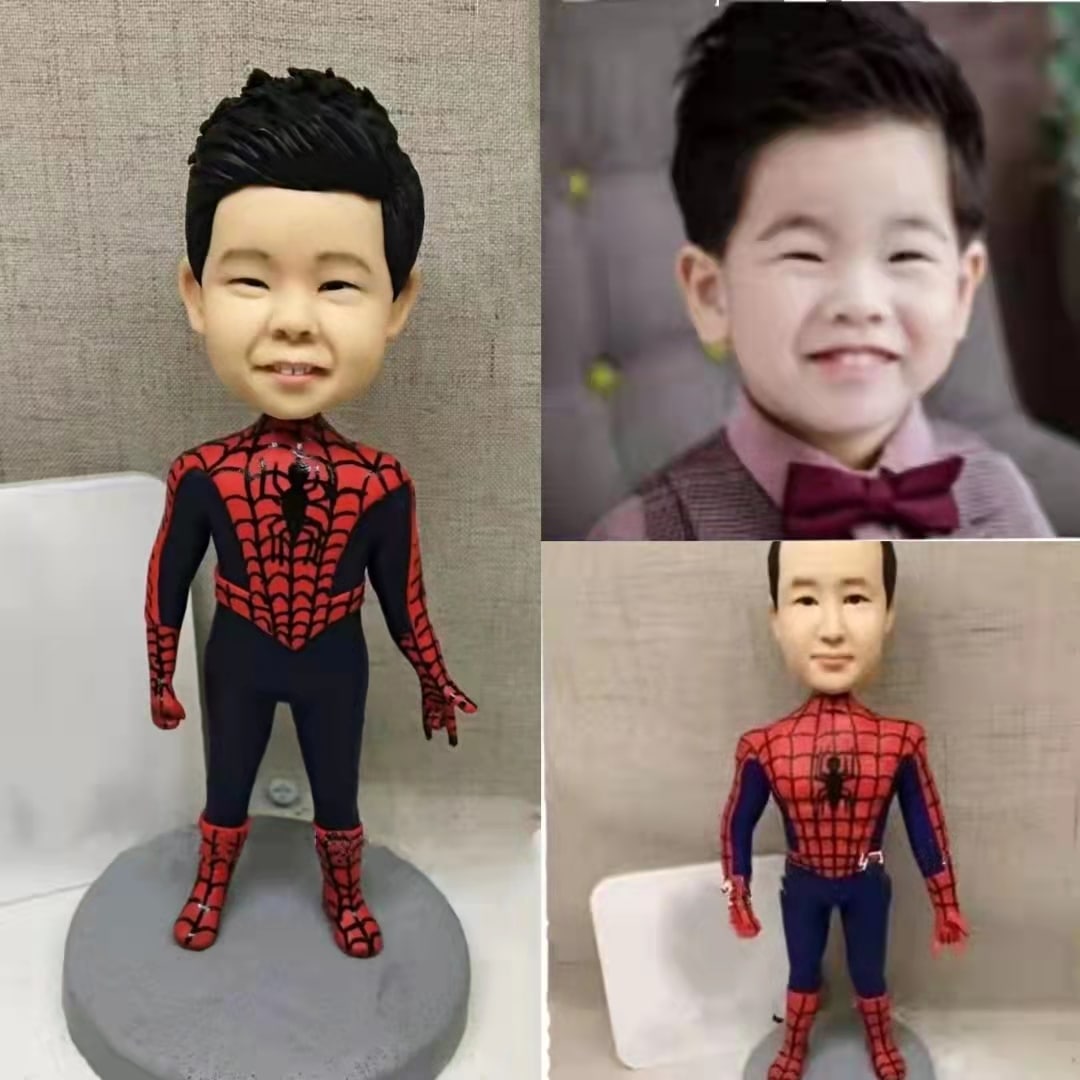 【オーダーメイド】3D肖像画置物写真/記念日 誕生日クリスマス 正月ギフト贈り物/子供 赤ちゃん2