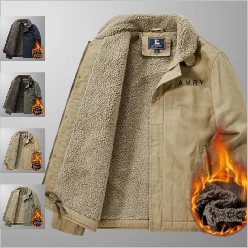 【急速出荷!】ミリタリージャケット メンズ 裏ボアジャケット ボア コート 暖か 裏起毛 防寒着 防風 厚手 秋冬 アウター アウトドア