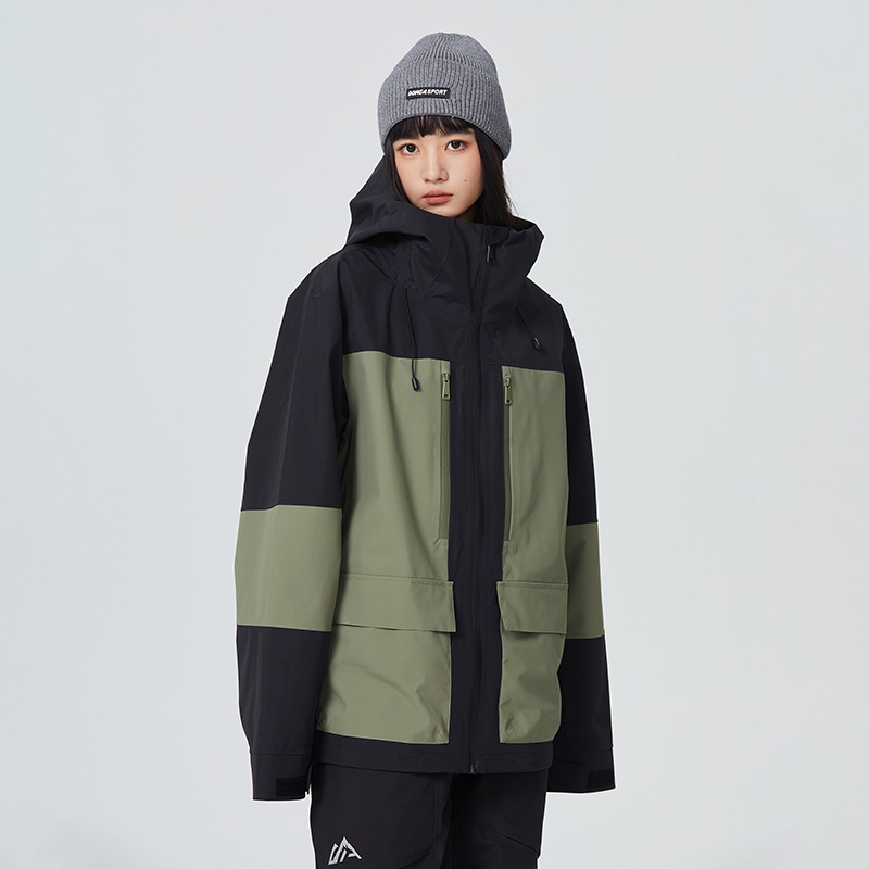 アウトドアダブルボードスノーボードウェア女性防水通気保温通気スキー上の服装
