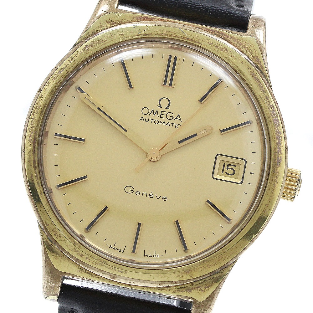 オメガ OMEGA 166.0168 ジュネーブ デイト Cal.1012 自動巻き メンズ _939287【中古】