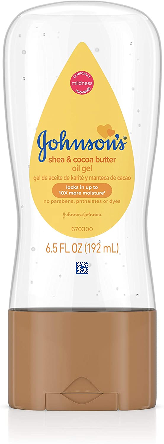 シアとココアバターで強化されたオーソンのベビーオイルジェルベビーマッサージに最適6.5fl.oz