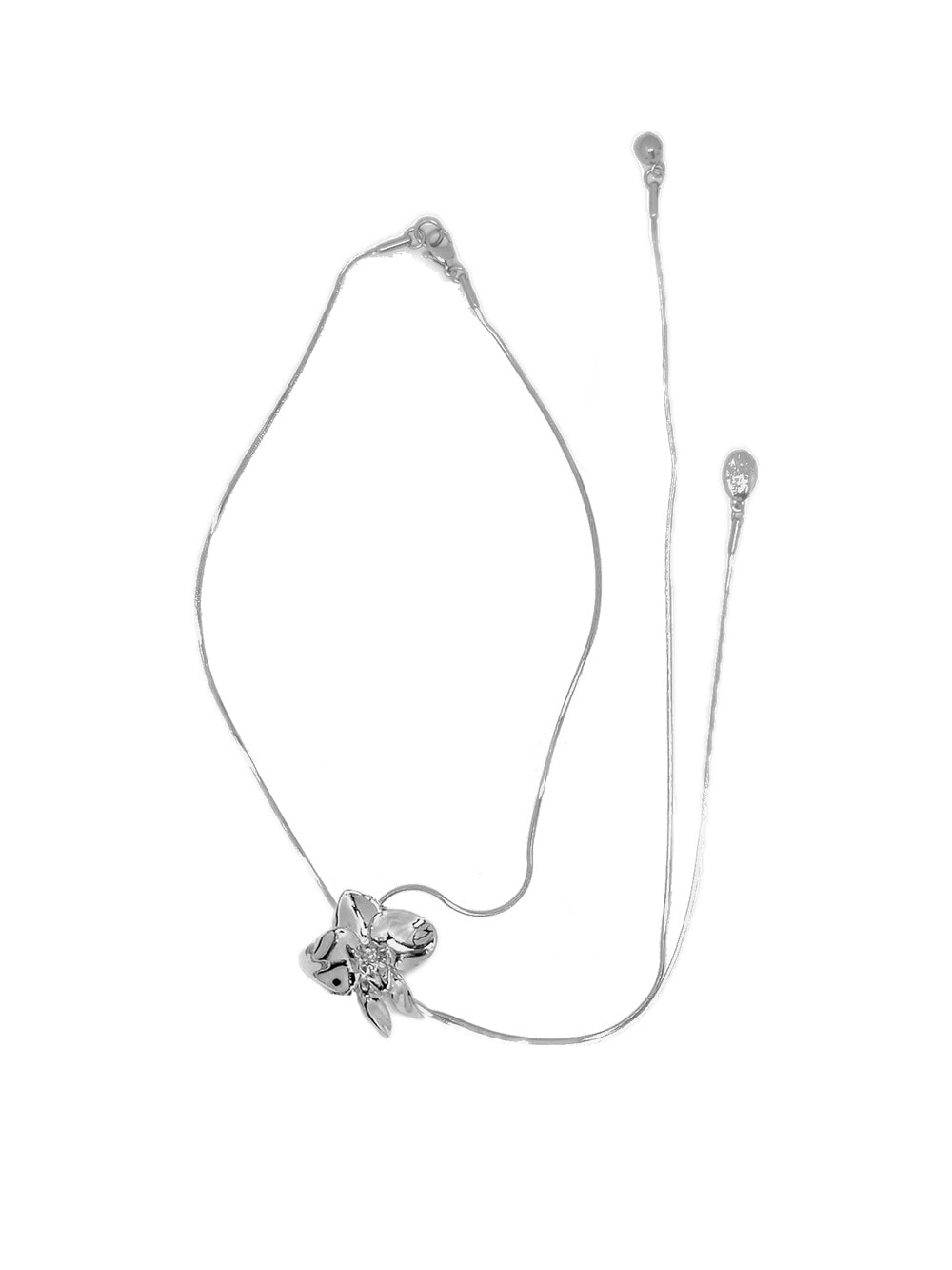 【KASHIKO】 SLIDE ORCHID NECKLACE