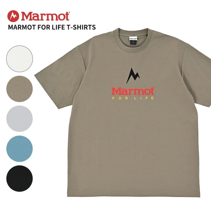 マーモット メンズ 半袖Tシャツ 吸水 速乾 MARMOT マーモットフォーライフ ティーシャツ トップス カットソー MTSS25MST061