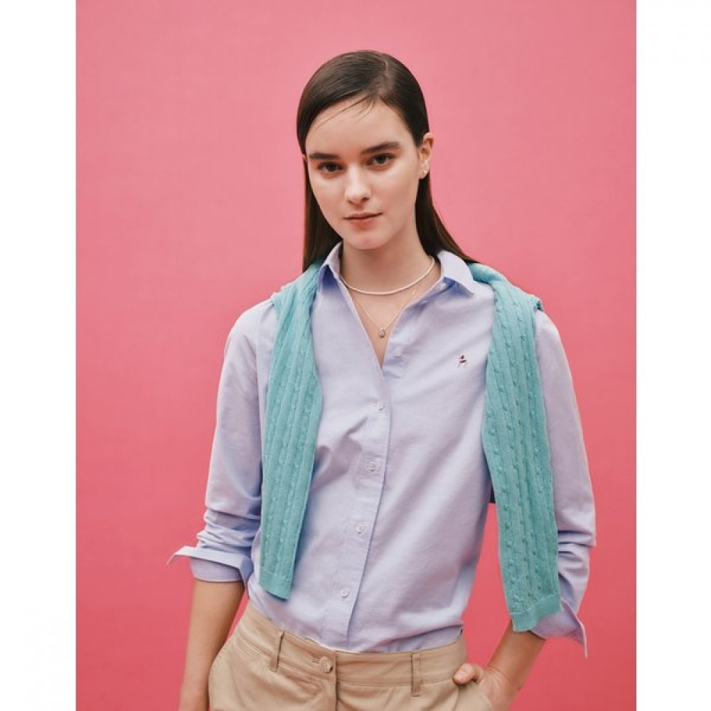 [25SS] [アイコニック] オックスフォードシャツブルー HSSH5AC14B2