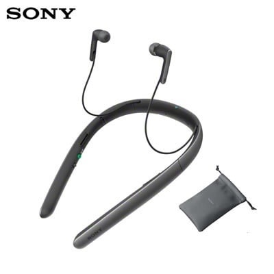 ソニー 首かけ 集音器 充電式 ワイヤレスタイプ 折りたたみ可能 イヤホン型 テレビ用スピーカー機能搭載 SMR-10-B ブラック 【送料無料】