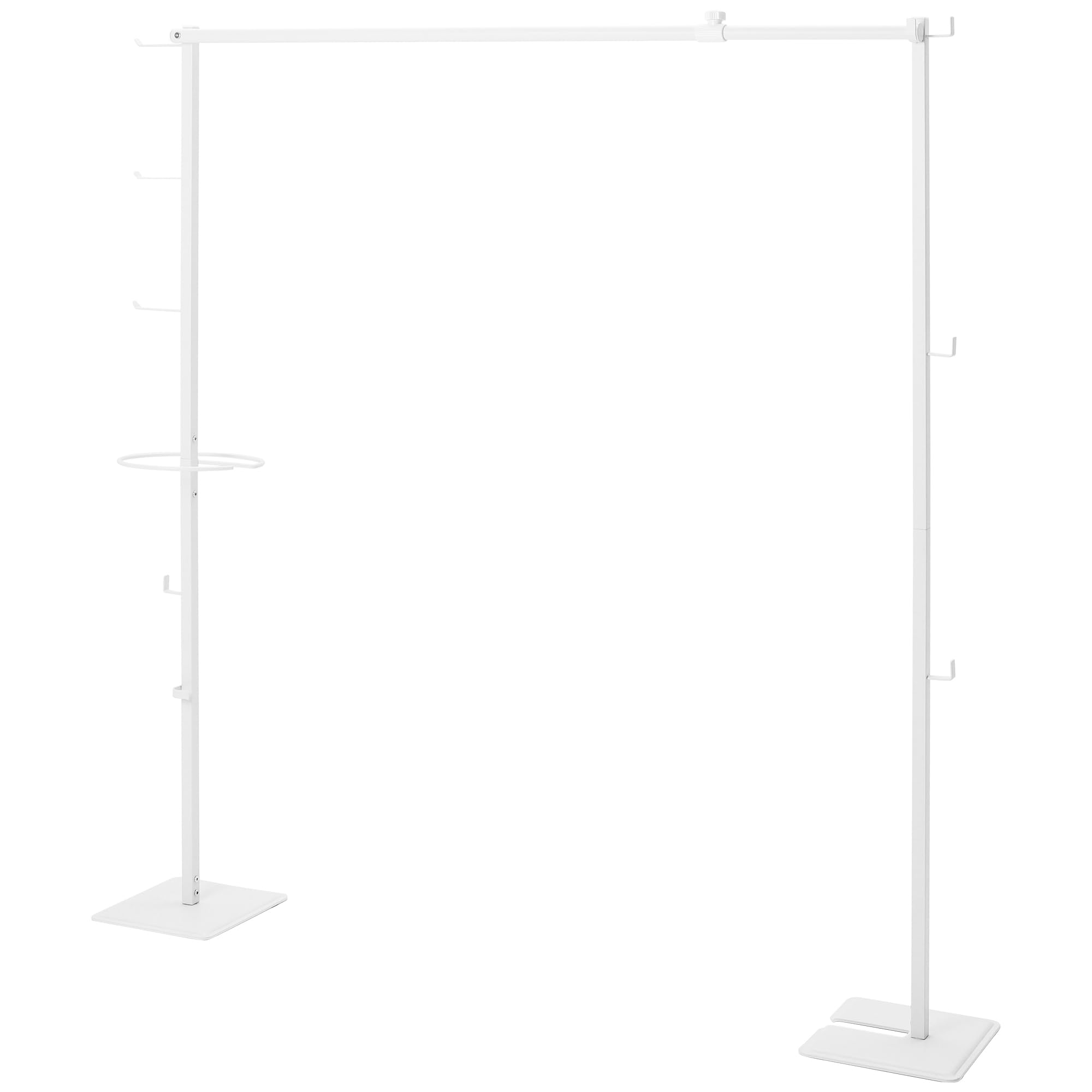 チチロバ(Titiroba) 室内物干し 折り畳み 使用時：約W180×D25×H160cm 洗濯物干し 部屋干し 洗濯物室内干し 布団干し 洗濯干し コンパクトに収納 組み立て簡単 ホワイト