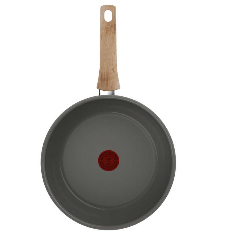 T-fal　IHセラミックグライド アースグレー ディープパン 26cm ［IH対応］　C44277