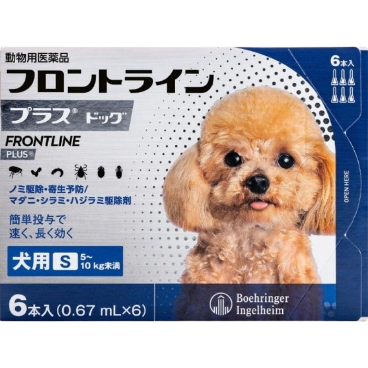 フロントライン プラス ドッグ S 6本入 犬用 フロントライン 犬 S 駆除薬 動物用医薬品