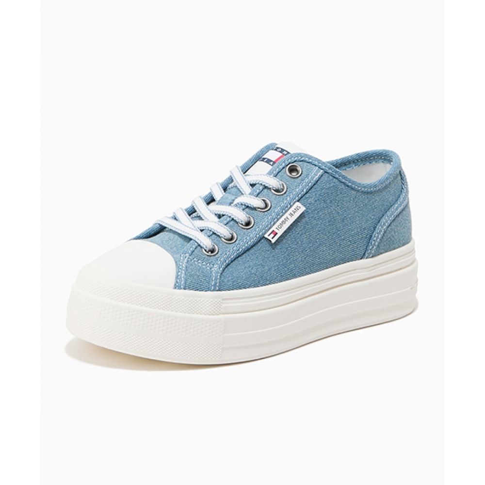 トミージーンズドメニカプラットフォームキャンバスローデニム (T52F1ARS130JT11CR)