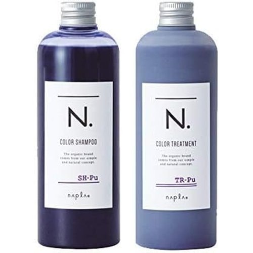 ナプラ napla N. エヌドット カラーシャンプー Pu パープル 320mL ＆ トリートメント 300g セット 5,385円