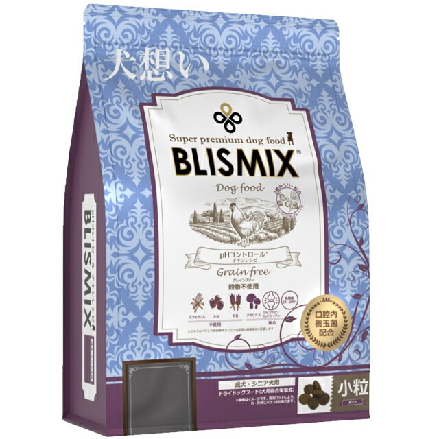 ブリスミックス ドッグ pHコントロール グレインフリーチキン 小粒 3kg